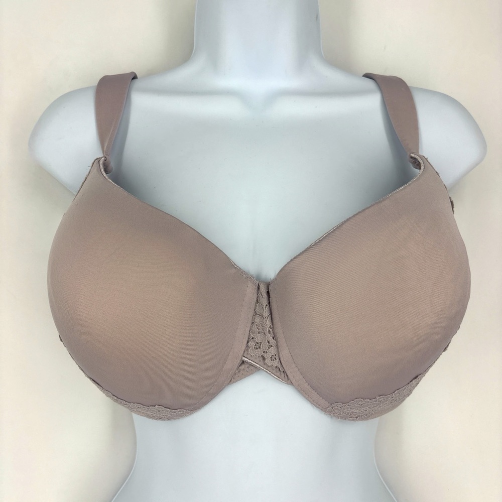 Gloria Vanderbilt Lace Pink Floral Padded Cup Lined Bra Wire 40D
